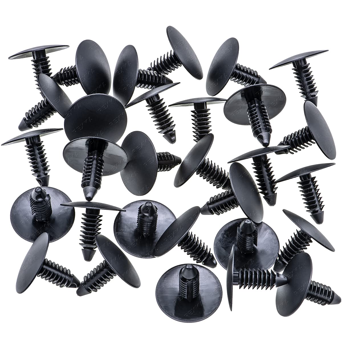 Rexka 30pcs Fender Liner Retainer Clips 6506293AA Compatible with Jeep Wrangler Grand Cherokee Commander Dodge RAM