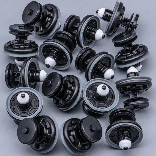 Rexka 15 pcs Interior Door Panel Trim Retainer Clips 6Q0-868-243 for VW Audi A4 A6 A8 GTI Jetta Passat Tiguan 6Q0868243