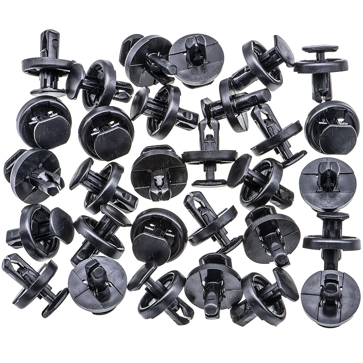 Rexka 30pcs Bumper Cover Radiator Support Splash Shield Wheel Opening Retainer Clips 90467-07220 for Toyota Lexus 4Runner C-HR Camry Corolla Highlander Mirai Prius RAV4 Sequoia Sienna Venza ES NX RX