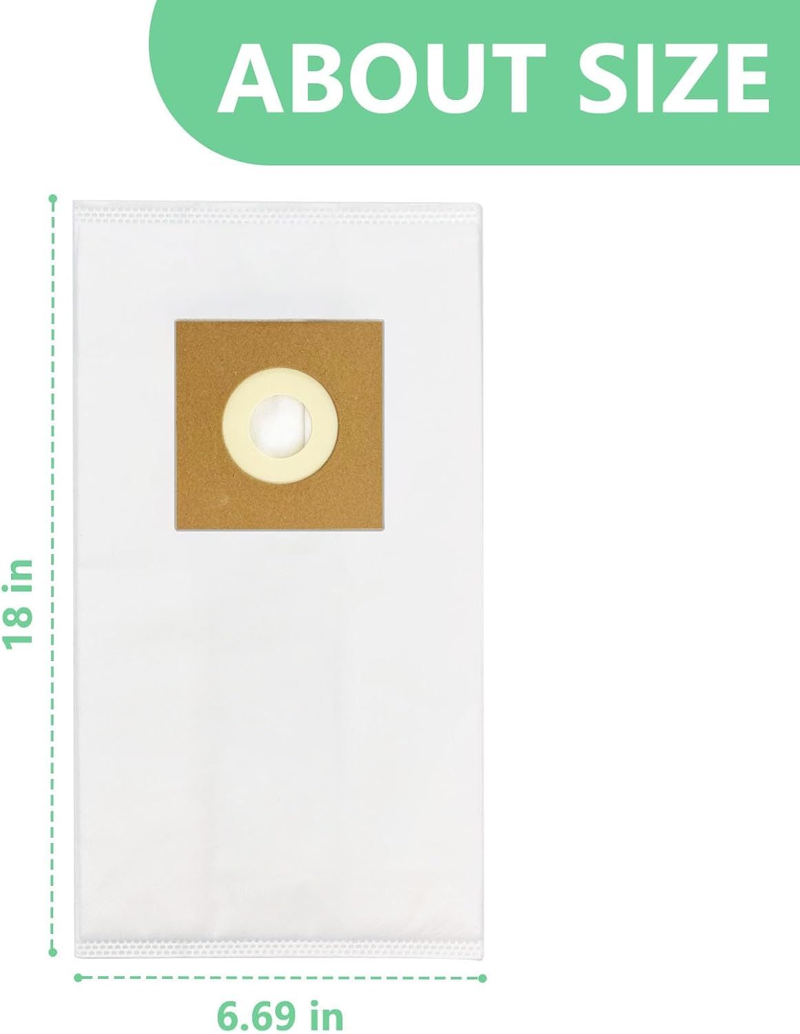8 Pack Type Y Vacuum Bags or Hoover WindTunnel Upright Style Y, Z, YZ Vacuum Cleaners, Replace Part 4010100Y or Hoover Vacuum Bags Reill