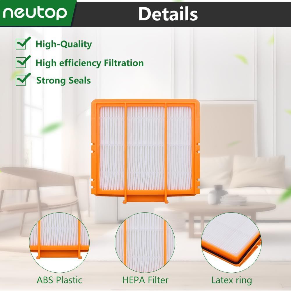 Replacement ilters Compatible with All Shark AI AV2501S AV2501AE AV2502AE RV2520AOUS AV2510AOUS AV2511AE RV2610WA RV2610WD Robot Vacuums with Sel-Empty Base, 4-Pack.