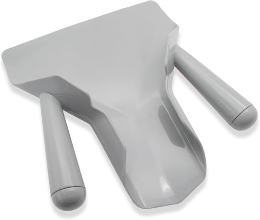 Biaungdo Polycarbonate French Fry Popcorn Scoop, French Fry Bagger, Quick Fill Tool for Bags & Boxes, Multipurpose Scooper for Food, Fries, Snacks, Desserts, Ice(Dual Handle)
