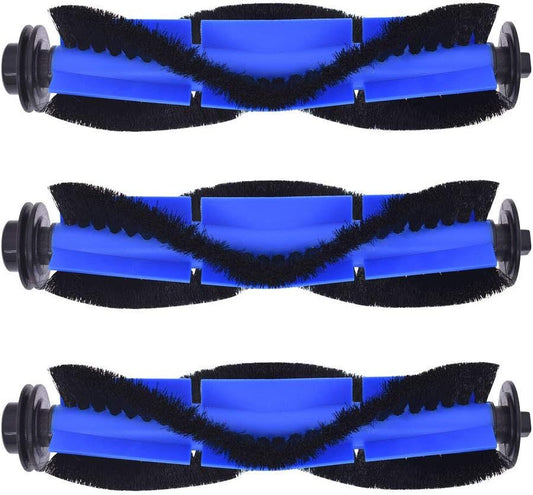 Replacement Rolling Brushes Rollers Compatible with euy RoboVac 11S, 15T, 30, 30C, 15C, 12, 25C, 35C, 11S Max, 15C Max, G20, G30, G30 Edge, Robot Vacuums Parts, 3-Pack.