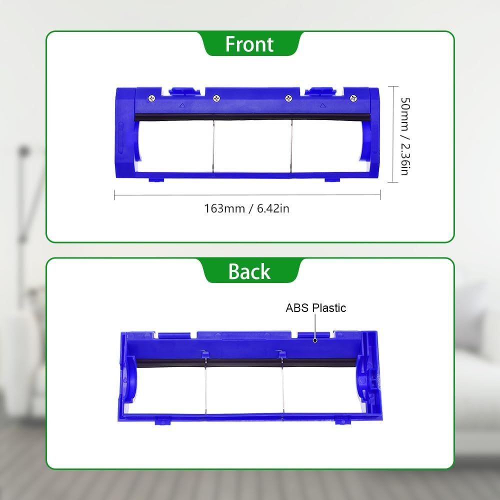 Main Brush Guards Covers Compatible with euy RoboVac 11S, 15T, 30, 30C, 15C, 12, 25C, 35C, 11S Max, 30C Max, G20, G30, G30 Hybrid, G35, G40+, G40 Hybrid, Accessories, 2-Pack.