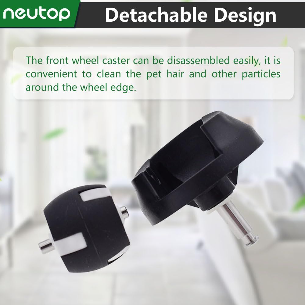 Replacement Caster ront Wheel Compatible with euy RoboVac 11S, 30, 30C, 35C, 12, 15C, 15T, 11S/15C/30C Max, Robot Vacuum, 2-Pack.