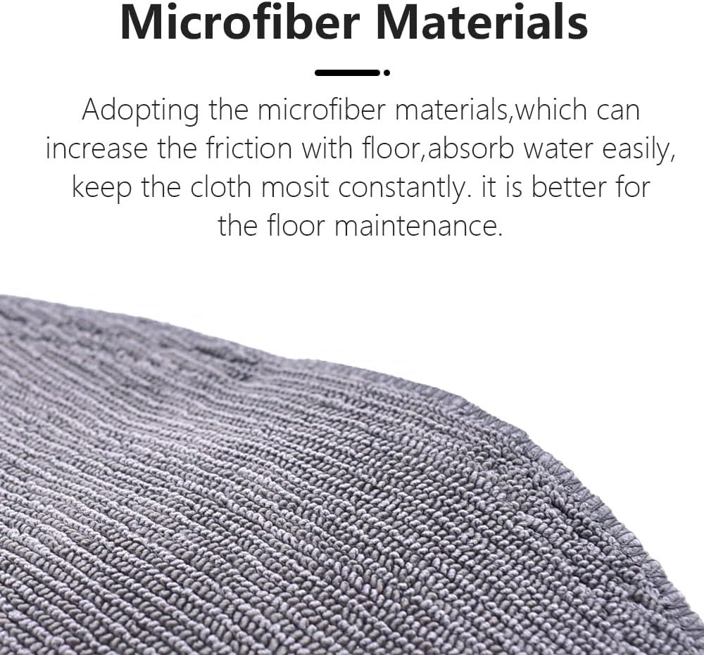 Washable Mopping Cloth Compatible with euy RoboVac X8 Hybrid Robot Vacuum and Mop Cleaners Spare Replacement Parts Accessories, 6-Pack.