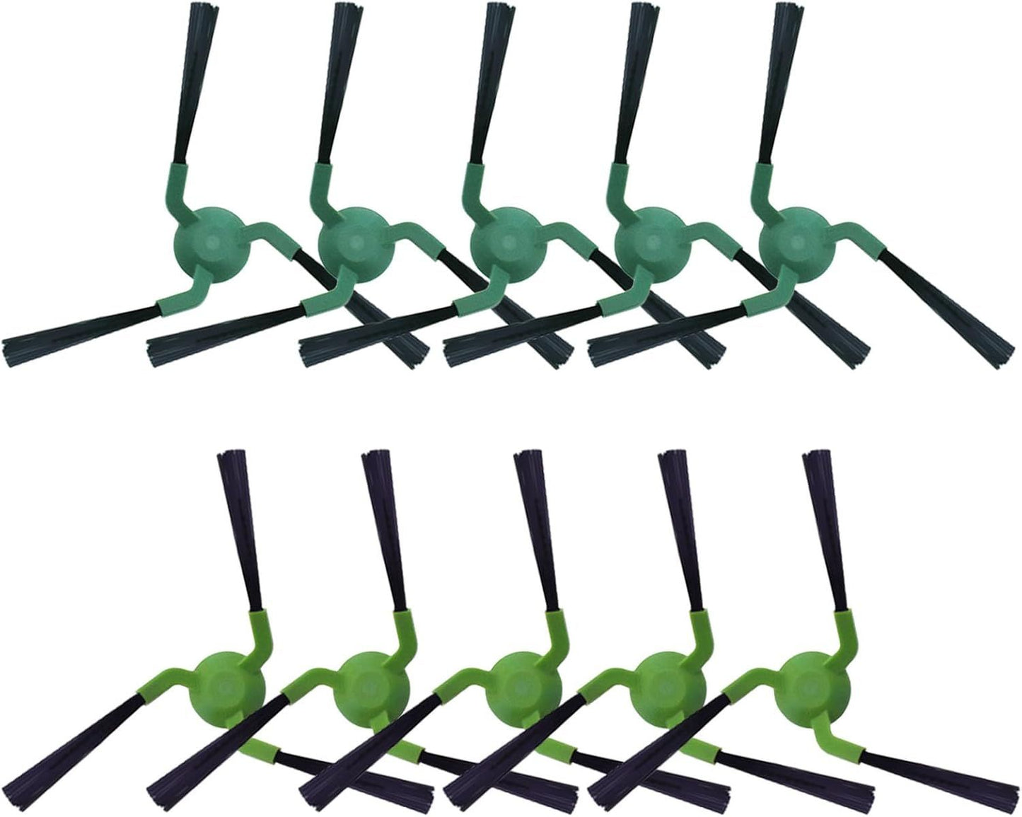 Edge-Sweeping Brush Side Brush Compatible with iRobot Roomba Max 707 Combo/Max 705 Combo, Robot Vacuums, 10-Pack