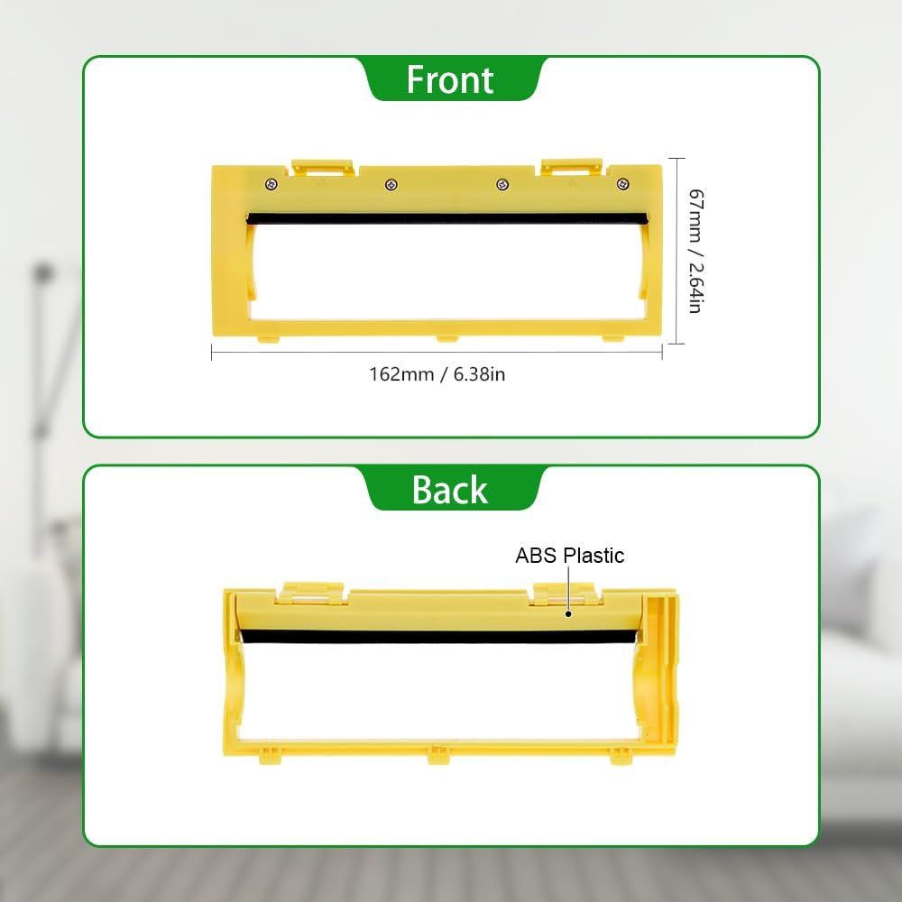 Replacement Brush Guards Covers Compatible with Ecovacs N79S N79T N79 DN622 DN622.11 DN622.31 N79W N79se 500 600 601 661 DC3G and yeedi K600 K601G K700 Robot Vacuum Accessories, 2-Pack.
