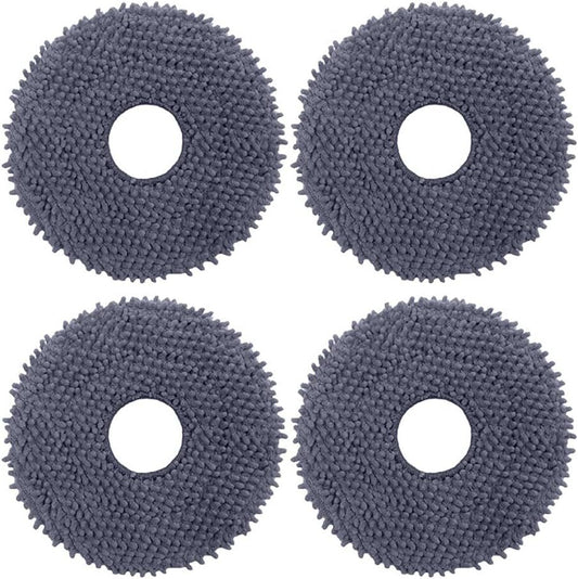 Replacement Mopping Pads Compatible with  Q Revo, Qrevo MaxV/S/Pro/Master/Slim/Edge/Curv/S5V/2R3W, QV 35A, QV 35S, Saros 10R Robot Vacuums Parts Accessories, 4-Pack.