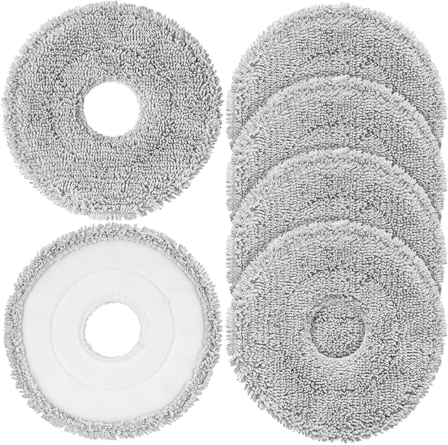 6-Pack Mop Pads or Dreame L40 Ultra/X40 Ultra/X50 Ultra/L50 Ultra/L10S Ultra/ L10s Pro Ultra Heat/L10S Ultra Gen2/L40S Ultra/X30 Ultra/L10 Ultra Robot Vacuum, Washable Microiber Replacement Pads