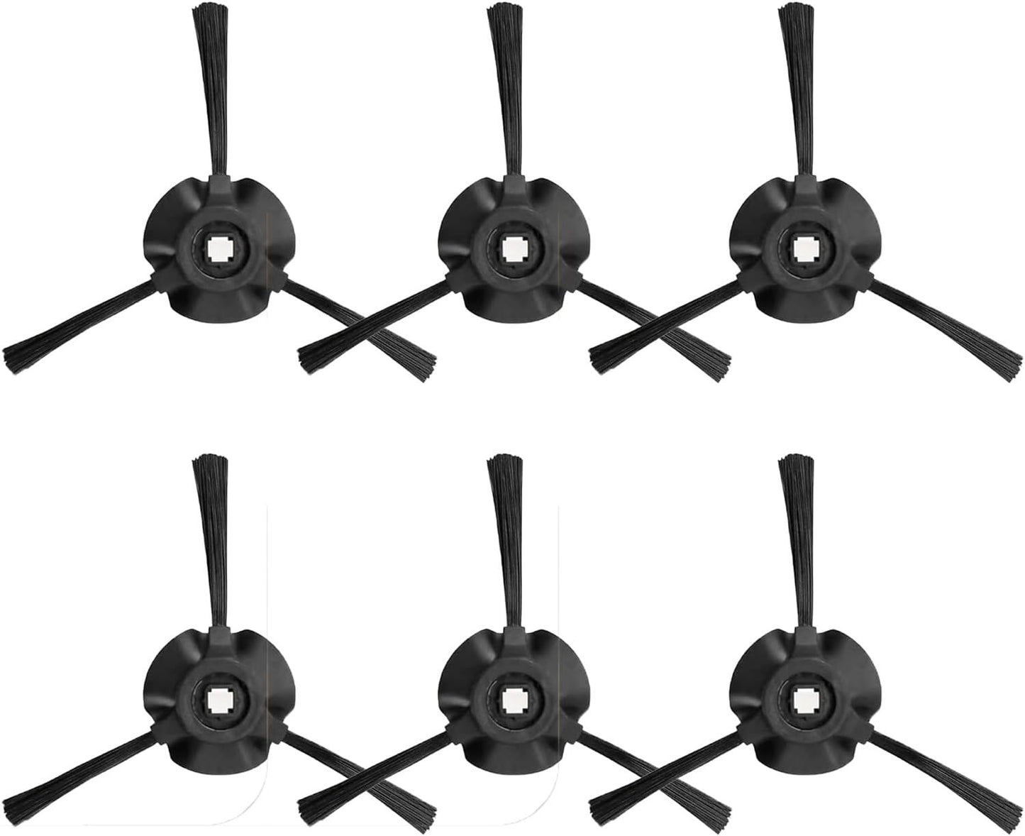 Side Brush or Shark RV2310, RV2310AE, AV2310, AV2310AE, RV2300, RV2300S, RV2320S, UR2350AE Matrix Robot Vacuum Cleaner Replacement Parts - 6 Pack