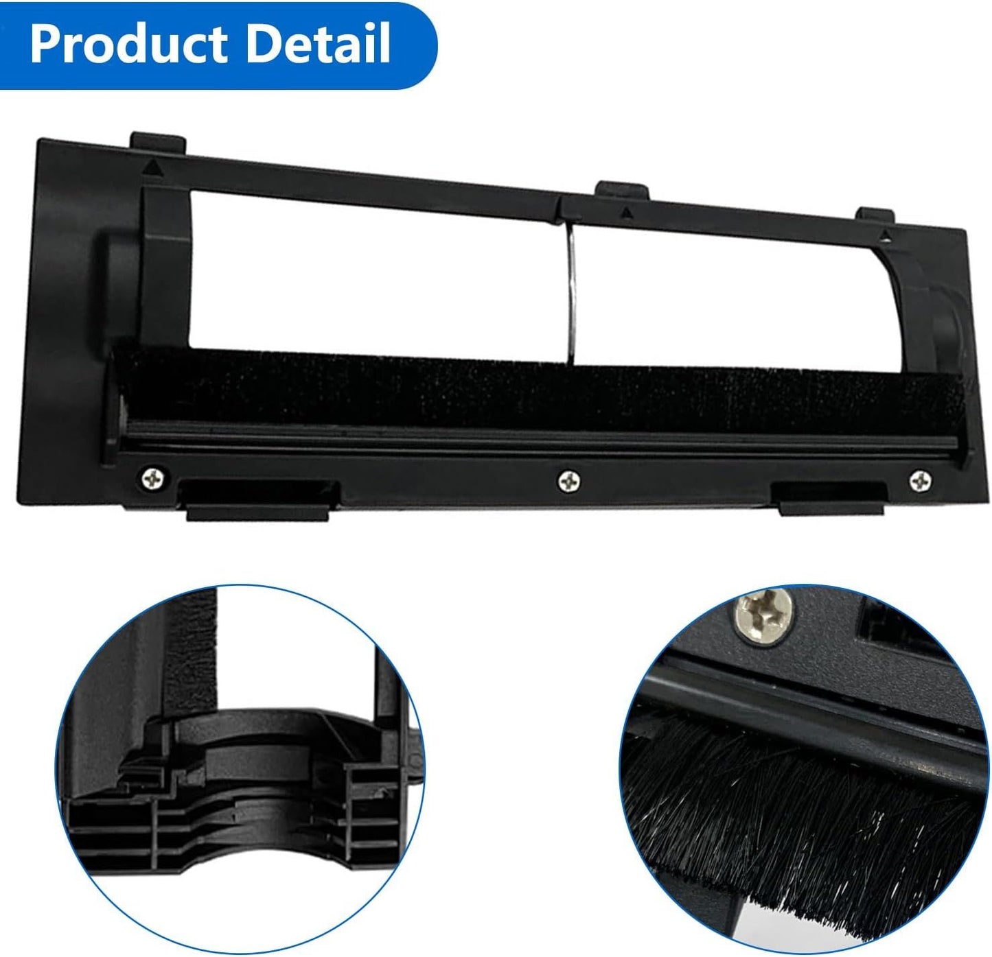 Main Brush Cover Guard or Shark AI AV2501S, AV2501AE, RV2502AE, RV2520AOUS, AV2510AOUS, AV2511AE, RV2310AE, AV2310AE Robotic Vacuum Cleaner Replacement Accessories