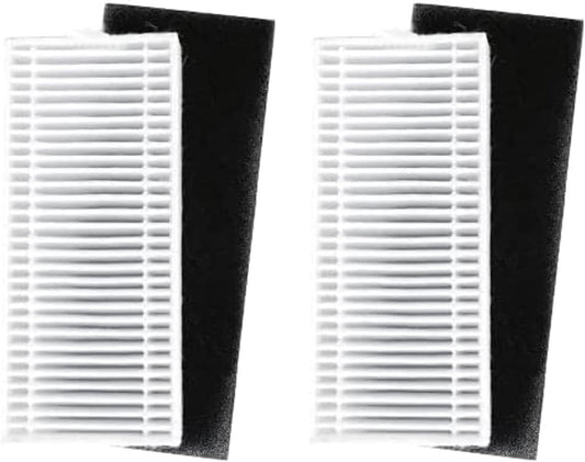 2 Pcs ilter Replacement or iHome Nova S1 Pro, iHRVS1PRO-3BLK, iHRVS1-3BLKS, iHRV9-BLKS Robotic Vacuum Cleaner Parts