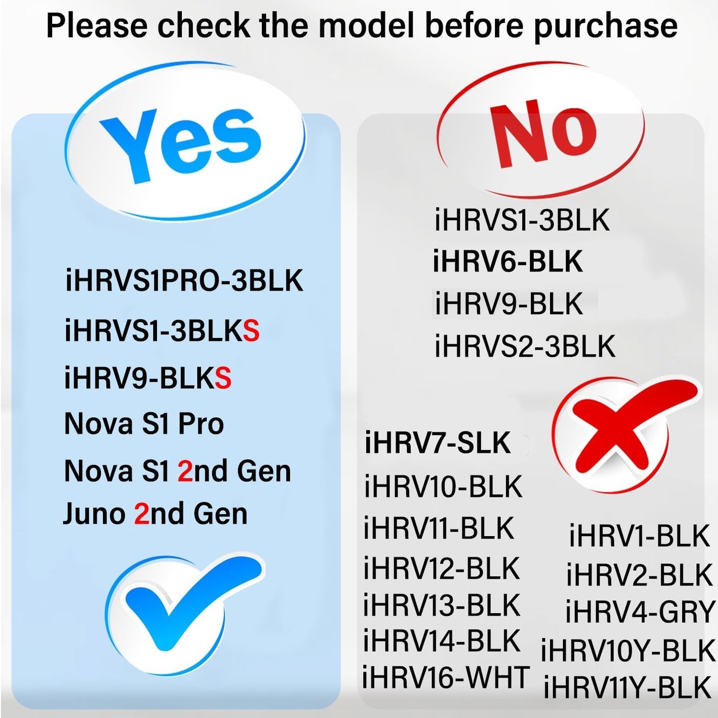 Side Brush or iHome Nova S1 Pro, iHRVS1PRO-3BLK, iHRVS1-3BLKS, iHRV9-BLKS Robotic Vacuum Cleaner Replacement Parts - 6 Pack