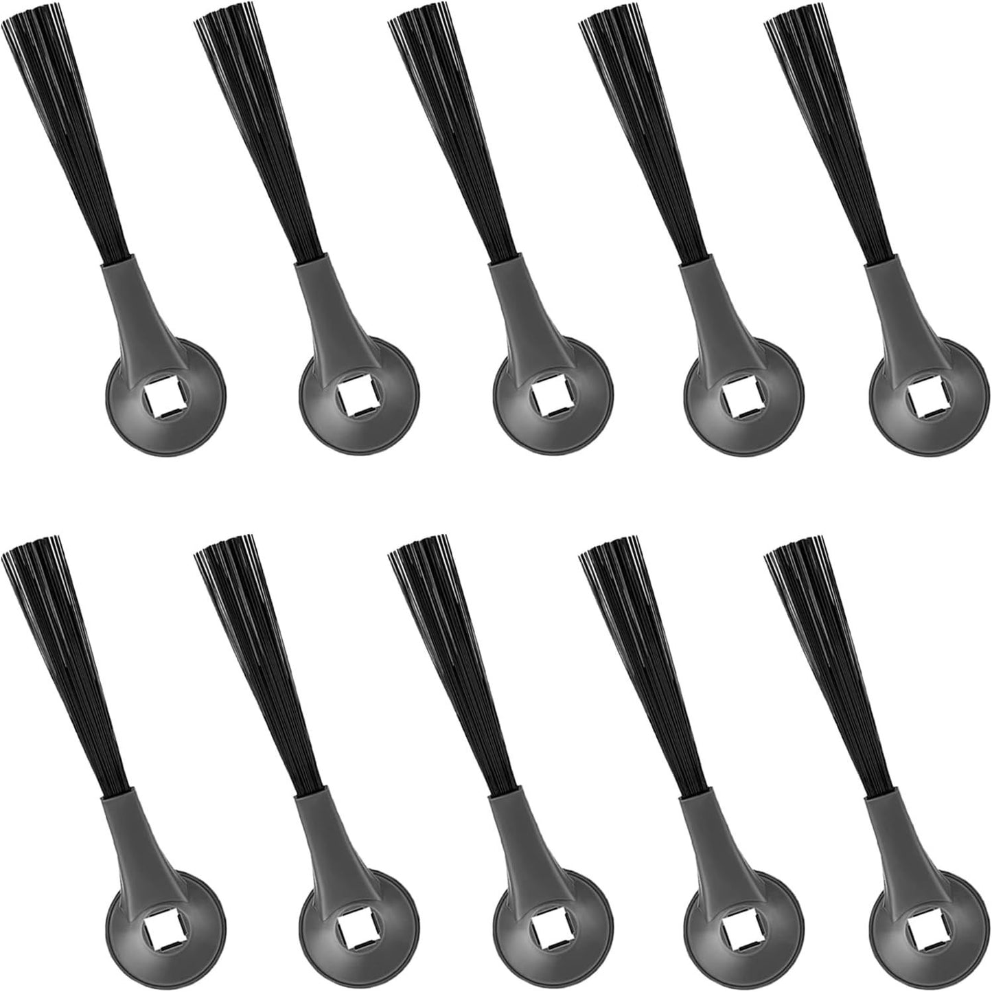 Side Brush or Shark AI AV2501S, AV2501AE, RV2502AE, RV2520AOUS, AV2510AOUS, RV2610WA, AV2610WA, RV2820ZE Robotic Vacuum Cleaner Replacement Parts Accessories - 10 Pack