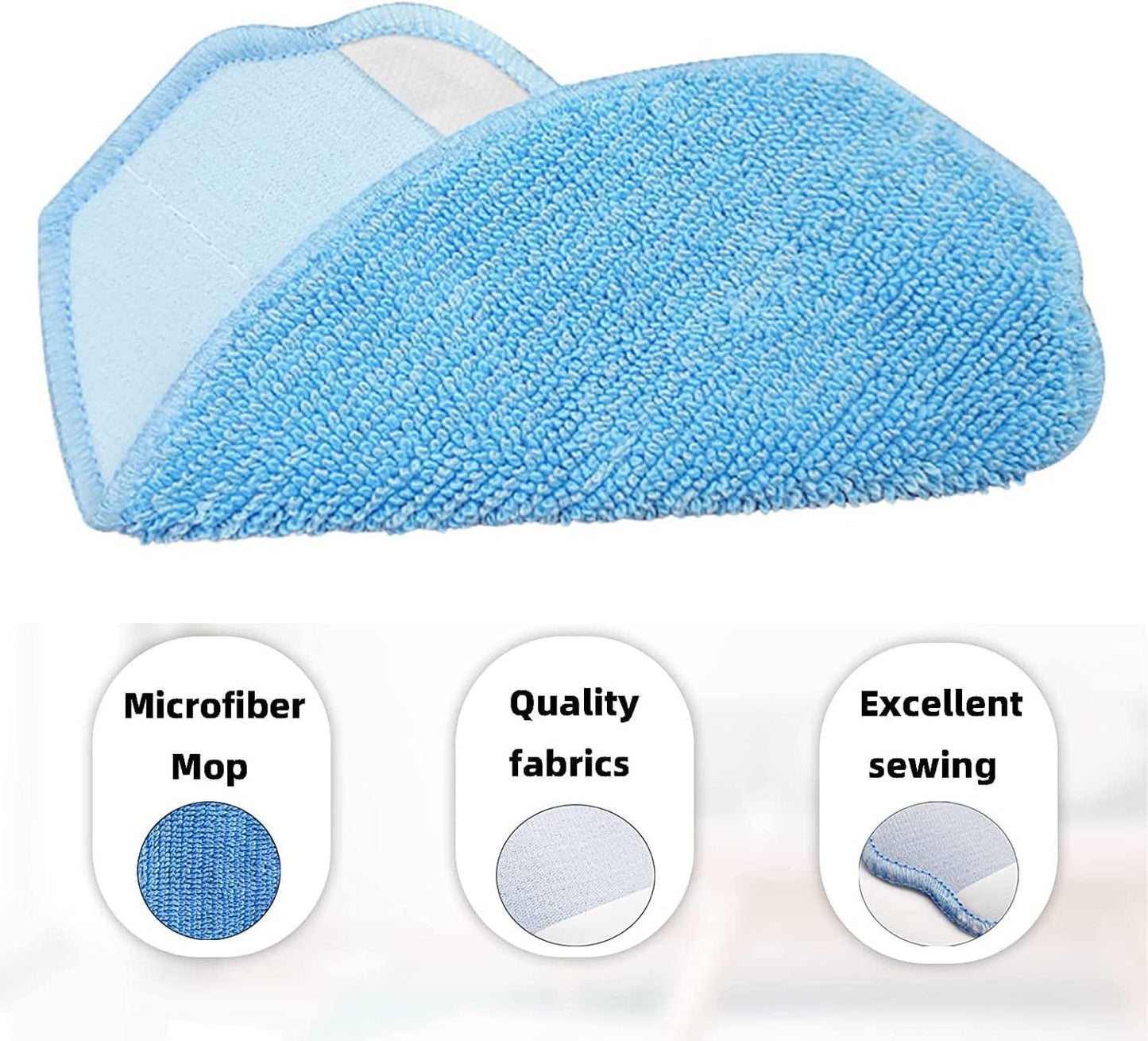 Replacement Parts or MAMNV or ZCWA or ONSON BR150/BR151, or MANVINS G20 2-in-1 Vacuum Cleaner Accessories Kit, 4 Side Brush, 2 Hepa ilter, 1 Mop Pad