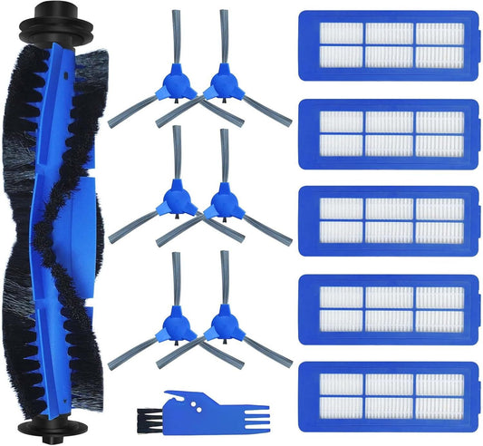 Spare Accessories Compatible or euy 11S Max, 30C Max, 15C Max, Robotic Vacuum Replacements: 1 Roller Brush 6 Side Brushes 5 Unibody ilter 𝙉𝙊𝙏 𝙛𝙤𝙧 𝟏𝟏𝐒 or 𝗚𝟯𝟬