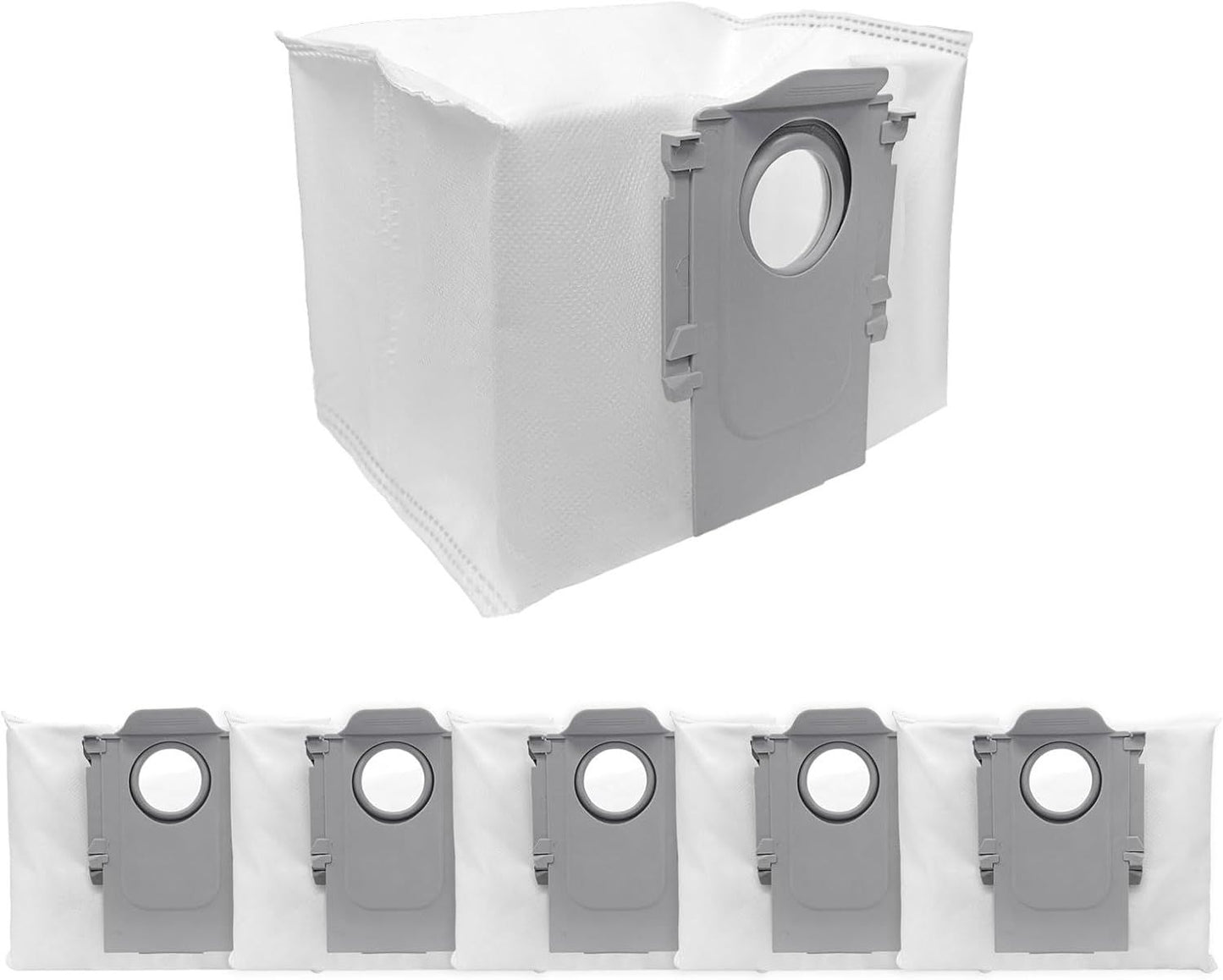 6 Pcs Replacement Reill Dust Bags Compatible with  Q10 S5+, Q10 X5+, Q7 M5+, Q5 Max+, Q5+, S8 Pro Ultra, S8+, Q7 Max+, Q8 Max+, Robotic Vacuums 3L Large Capacity