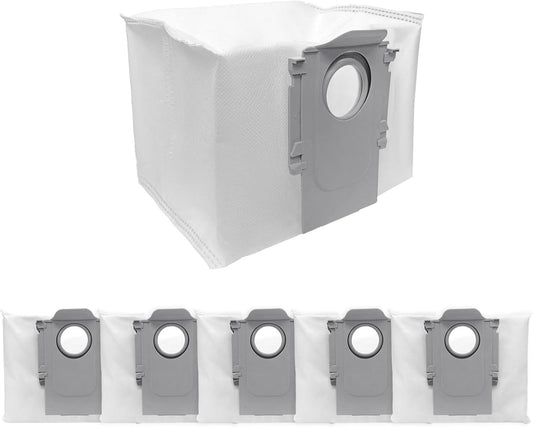 6 Pcs Replacement Reill Dust Bags Compatible with  Q10 S5+, Q10 X5+, Q7 M5+, Q5 Max+, Q5+, S8 Pro Ultra, S8+, Q7 Max+, Q8 Max+, Robotic Vacuums 3L Large Capacity
