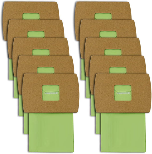 PKBB12DW Type BB Compact Canister Vacuum Bags Replacement or Oreck XL Buster B Canister Handheld Vacuum Cleaner BB180 BB280 BB850 BB870 BB900 BB1000 MV160 CC1600, 10 Pack