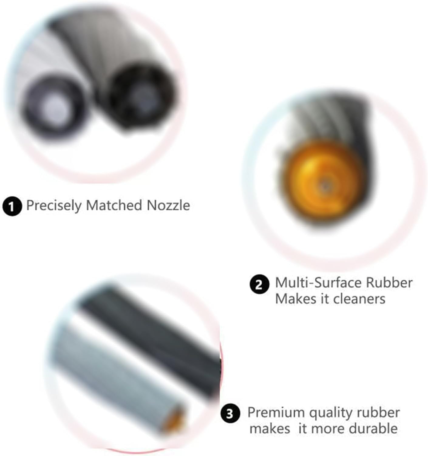 2 Sets Extractor Roller Brush Replacement Parts Compatible with iRobot Roomba 800 900 Series 805 860 870 880 890 960 961 980 981 985 Vacuum Accessories