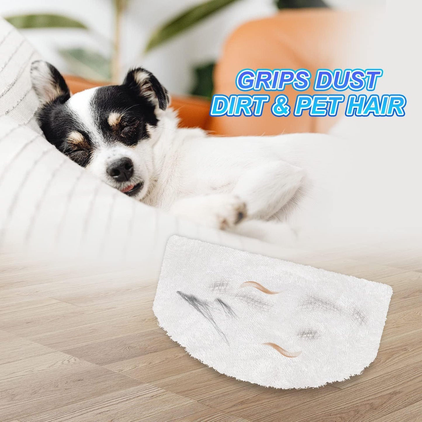 Steam Mop Replacement Pads Compatible with Bissell Powerresh Mop Pads or Bissell 1940 1806 1544 1440 2075 2685 2814 Series Mops Resuable loor Steamer Mop Pad Reills or Dry & Wet Cleaning, 4 Pack