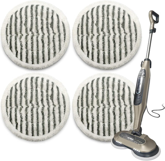 Steam & Scrub Mop Pads or Shark S8201 S8001 S7001 S7201 S7000AMZ S7000 S7005 S7020 S7001C Steam & Scrub Mop Dirt Grip Steam Mop Replacement Pads