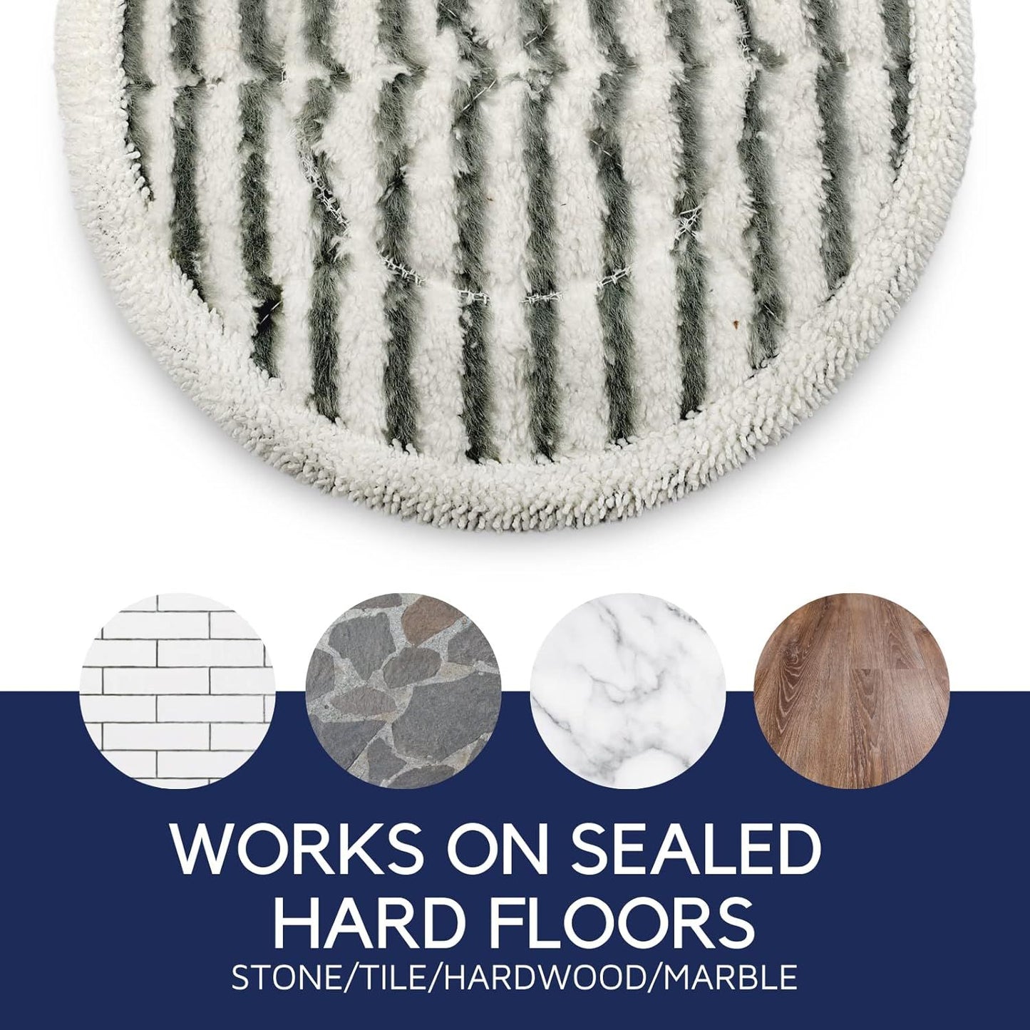Steam & Scrub Mop Pads or Shark S8201 S8001 S7001 S7201 S7000AMZ S7000 S7005 S7020 S7001C Steam & Scrub Mop Dirt Grip Steam Mop Replacement Pads