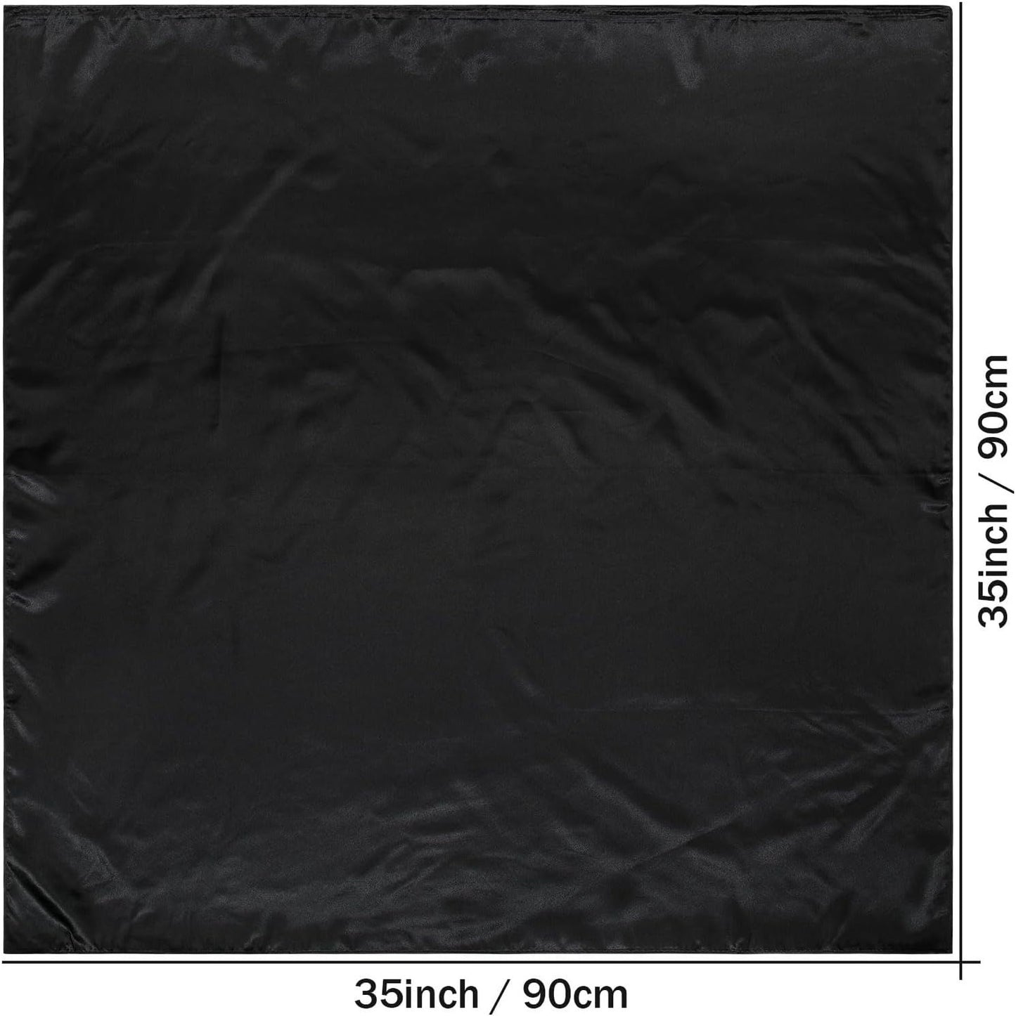 35” Large Satin Square Head Scar - 2Pcs Silk Like loral Head Scarves Square Satin Hair Scar Bandanas or Women