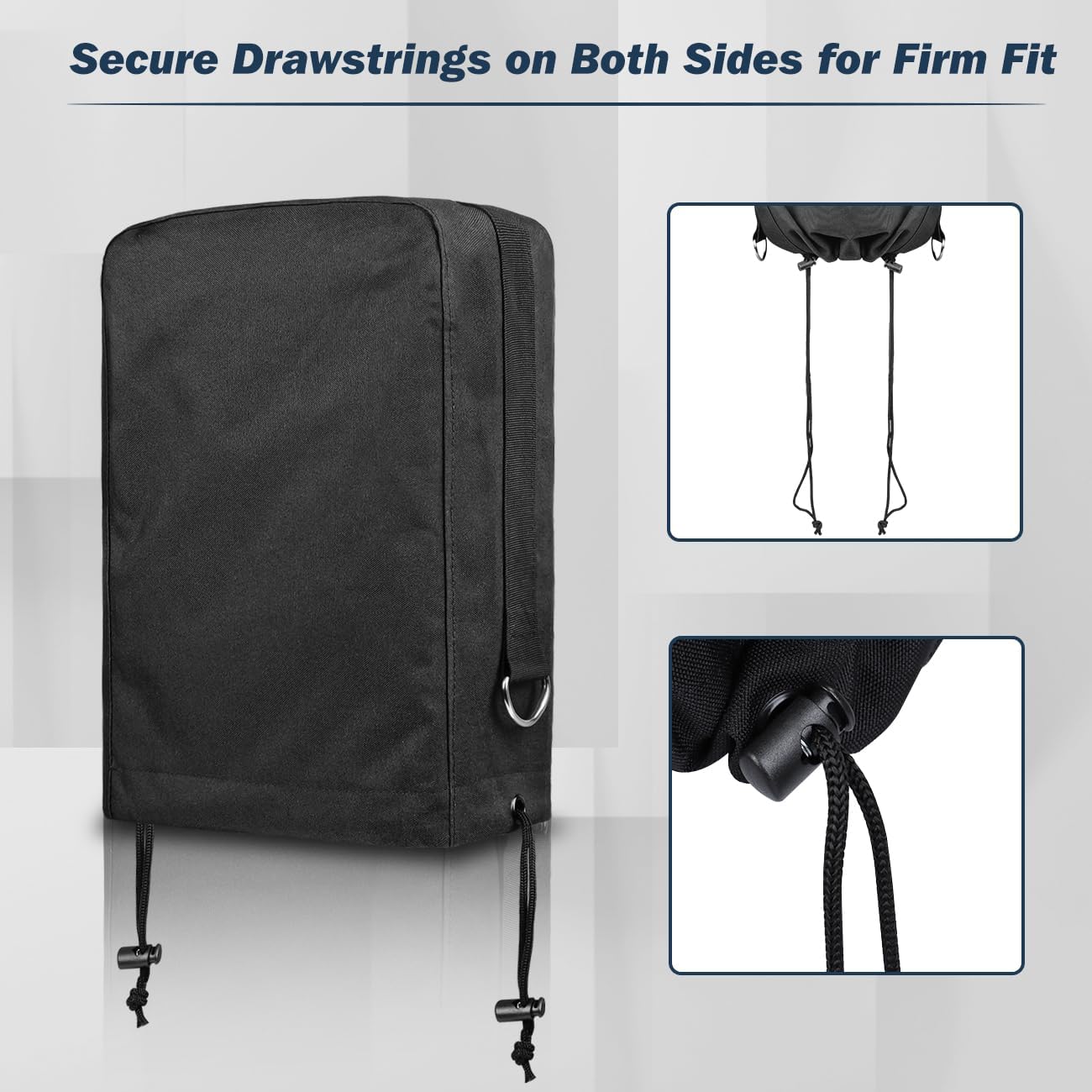 RV Electric Tongue Jack Cover- 900D Oxford Fabric Waterproof Protective- Travel Trailer Accessories for Outside Protection