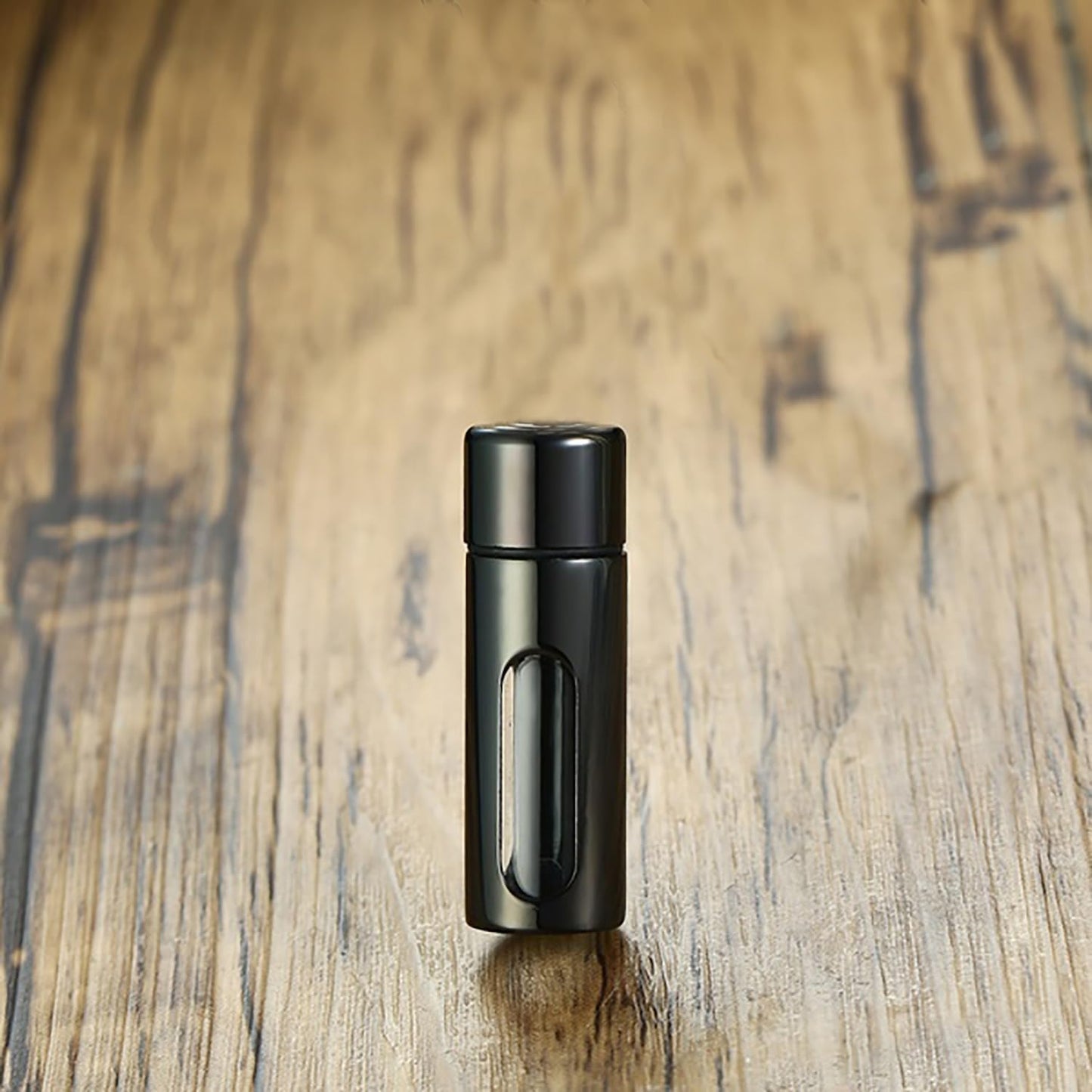 Portable Stainless Steel Glass Container Tube Urn Keepsake Cremation Ashes Memorial Pendant for Men Women