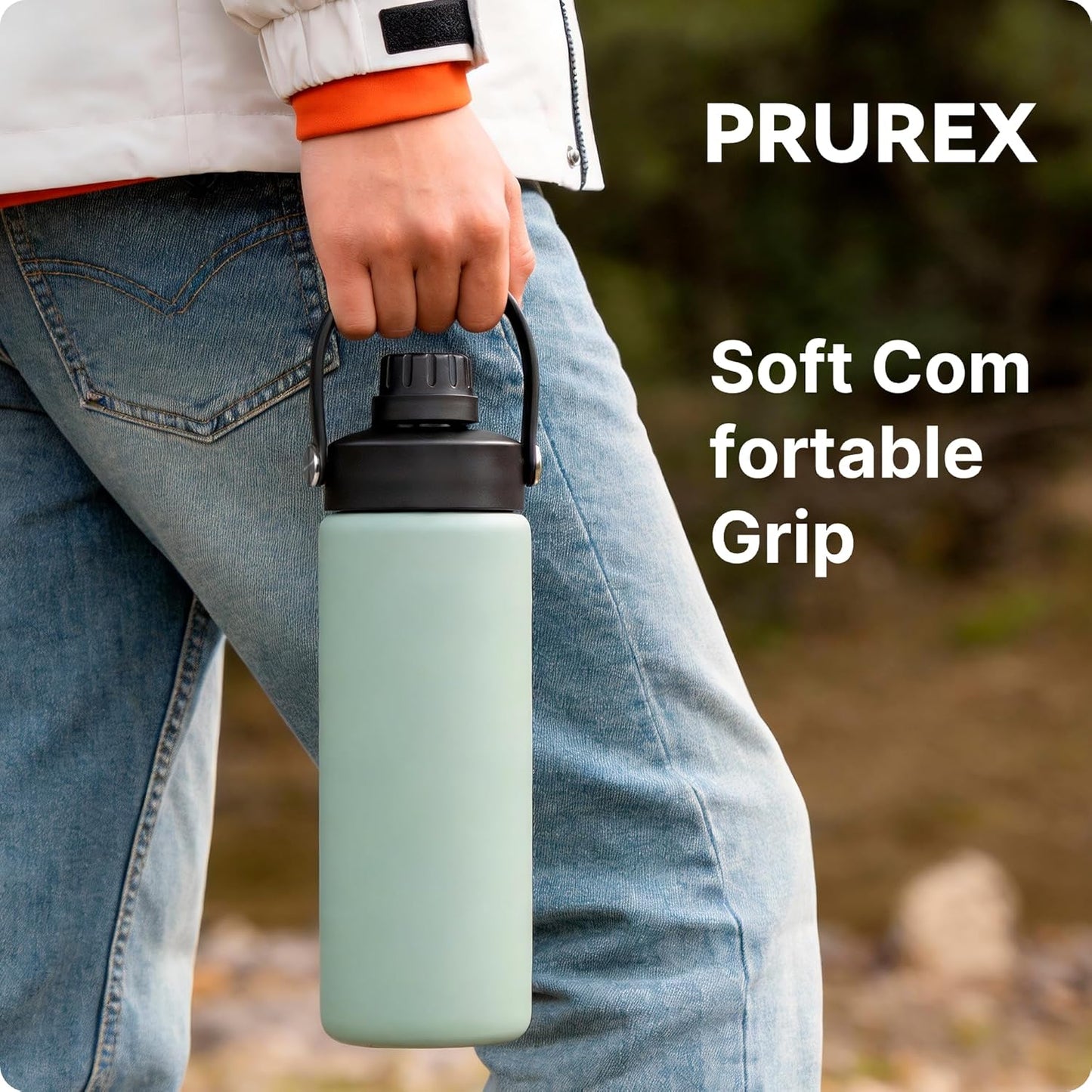 Spout Lid for Simple Modern Water Bottle 14oz 18oz 24oz 32oz, Replacement Chug Lid for Simple Modern Summit Bottle, One-Handed Operation, Leak-Proof & Durable (2 Pack)