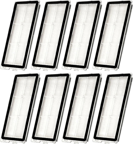 Replacement ilters Compatible with  Qrevo S, Qrevo Plus, Qrevo Pro, Qrevo S5V, QV 35A, QV 35S, Qrevo Edge, Qrevo Edge S5A, Qrevo Curv, Qrevo Curv S5X, Robot Vacuums, 8-pack