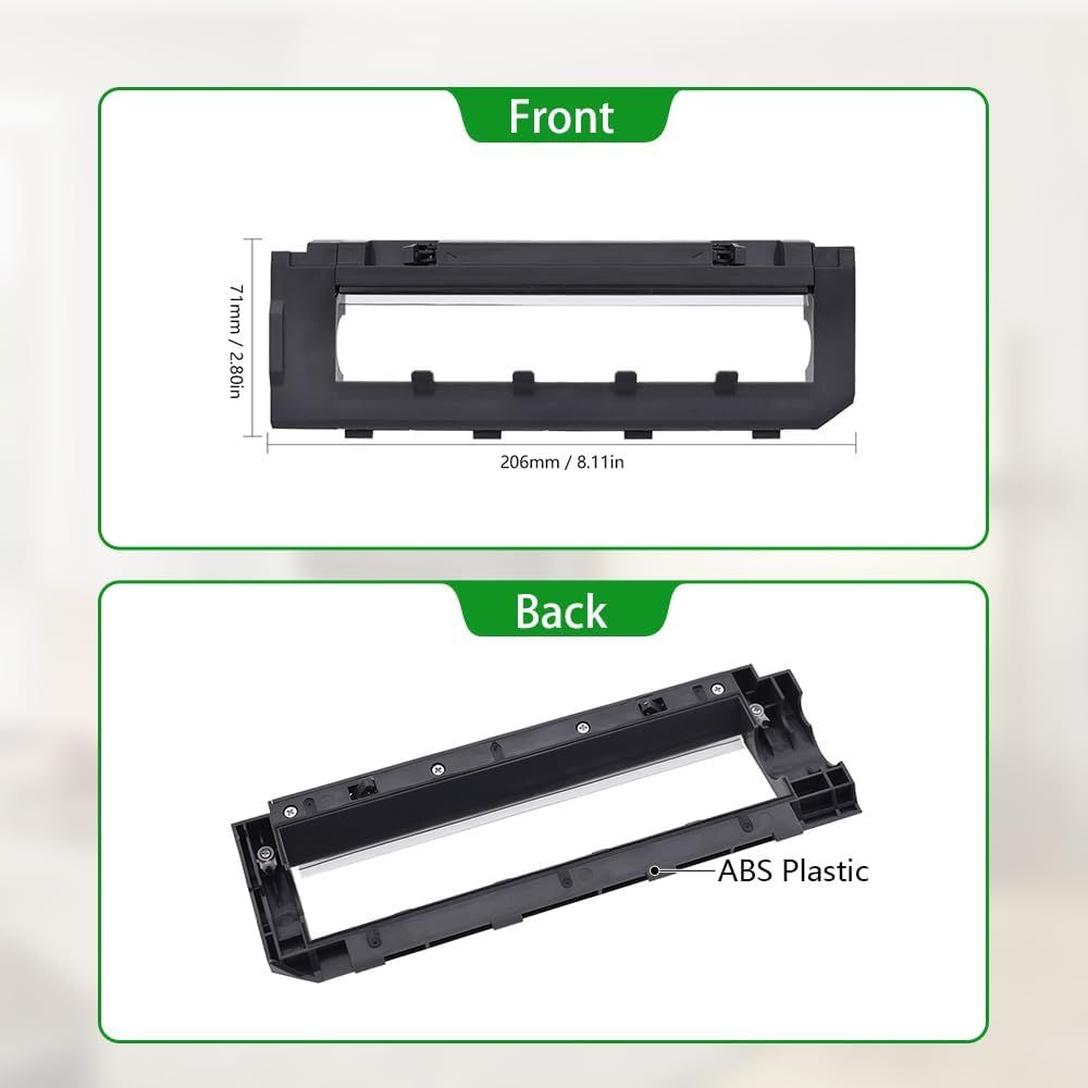 Replacement Brush Covers Guards Compatible with  S7, S7+ MaxV Plus/Ultra, Q5, Q5+, Q7 Max/Max+, Robot Vacuum Cleaners, 2-Pack