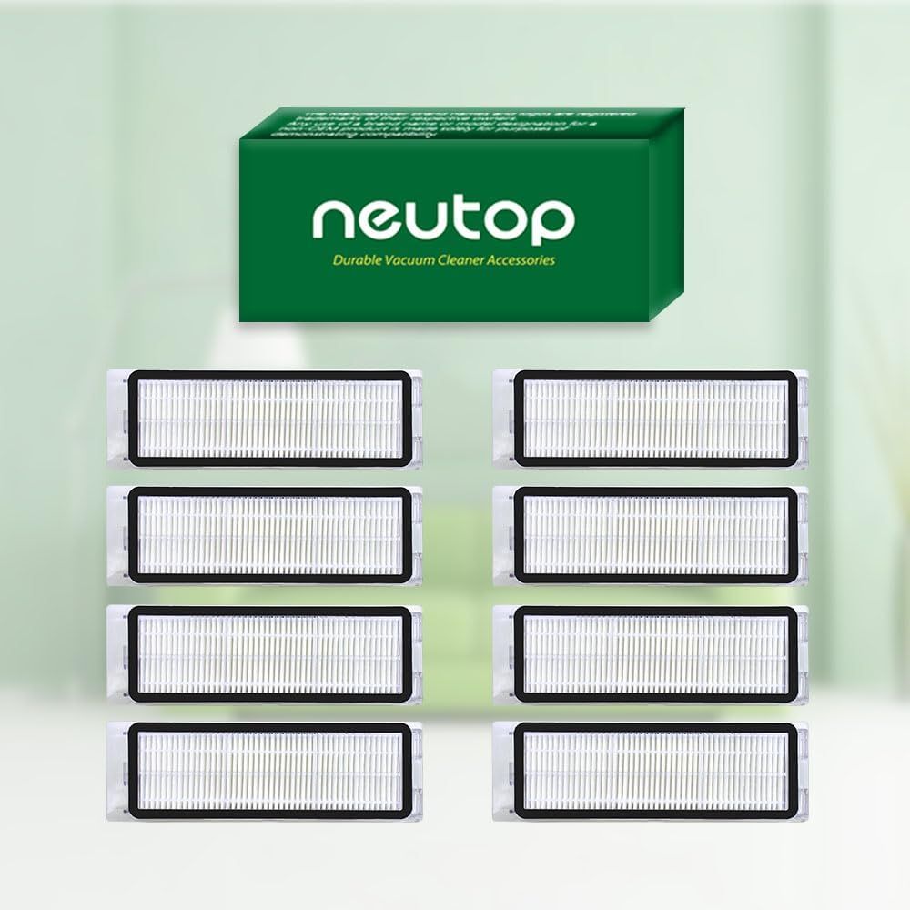 Replacement ilters Parts, Compatible with  Q5 Q5+ Q5 Plus Robot Vacuums Cleaner Replacement Spare Parts Accessories, 8-pack.