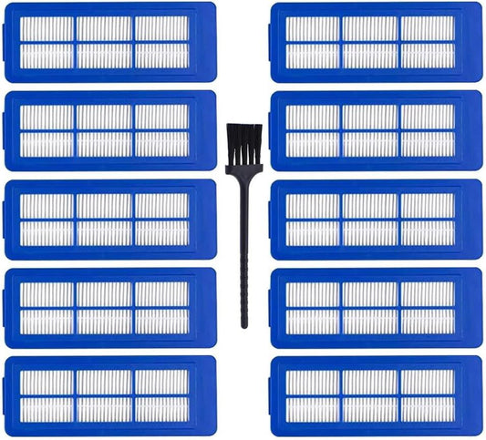 Replacement ilters Compatible with euy Robovac 11S Max, 15C Max, G30, G30 Edge/Hybrid/Verge, G10, G20, Robot Vacuums Accessories with Cleaning Brush