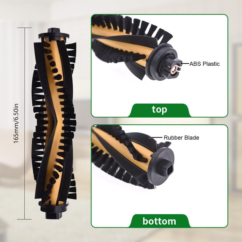 Brush Rollers Replacement Compatible with Ecovacs Deebot N79S N79 DN622 DN622.11 DN622.31 N79W N79se and Deebot 500 DC3G Robotic Vacuum Cleaners, 3-Pack.