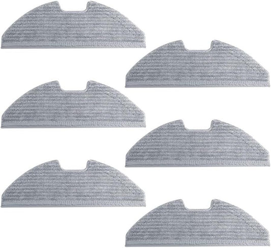 Replacement Washable Mopping Cloth Mop Pads Compatible with euy RoboVac G30/G20/G10 Hybrid, Robot Vacuums Accessory, 6-Pack.