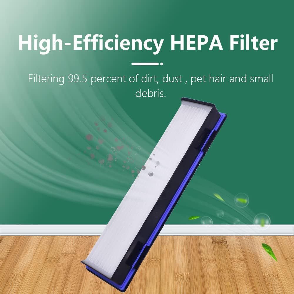Blue Replacement H12 HEPA ilters Compatible with Neato D10, D9, D8, D7, D6, D5, D4, D3, Robotic Vacuum Cleaners, 5-Pack.