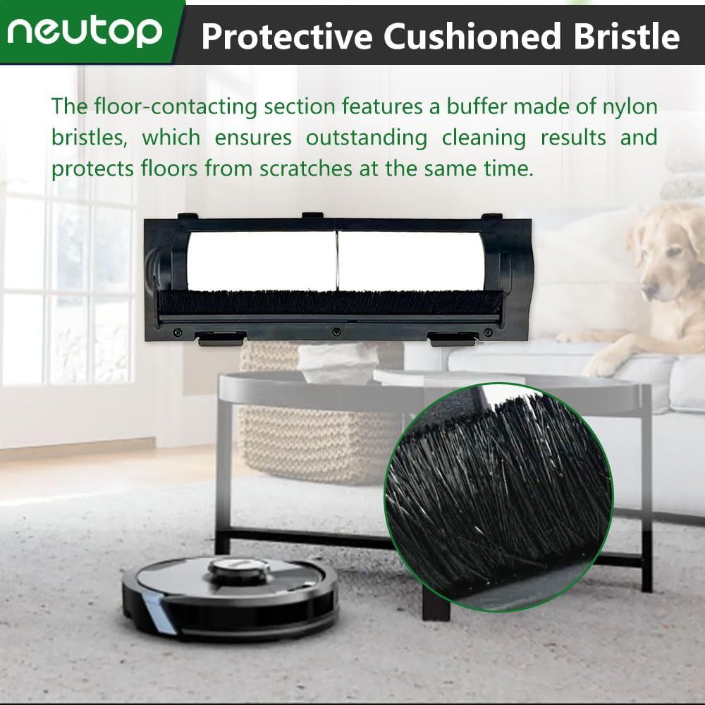 Replacement Brush Covers Guards Compatible with Shark AI AV2501S, AV2501AE, RV2502AE, RV2520AOUS, AV2510AOUS, AV2511AE, RV2310AE, AV2310AE, Robot Vacuum Cleaners, 2-Pack.