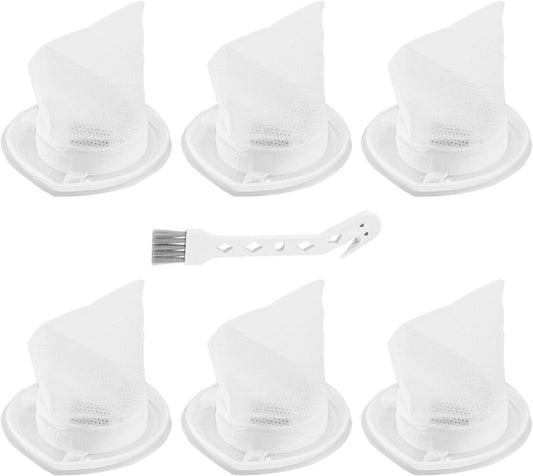 EV100 ilter Replacement Compatible with Black & Decker Hand Vacuum HNV220B HNV115J HNV215B HNV115B 90590689 Series Cleaners, 6 Pack