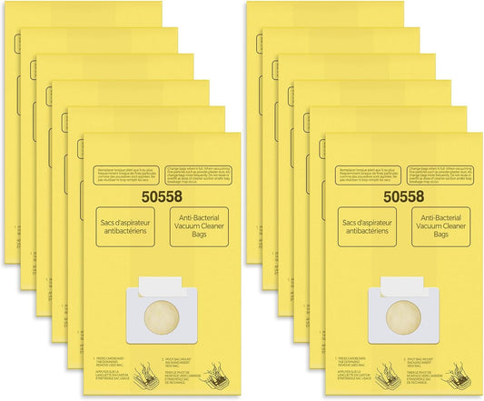 Vacuum Bags Replacement or Kenmore Canister C/Q 5055 50555 50557 50558 and Pana·sonic Type C-5 C-18 Vacuums - Premium Vacuum Cleaner Dust Bag - 12 Pack