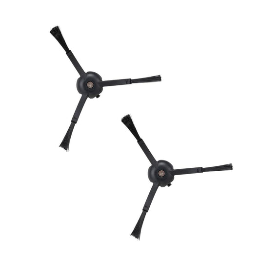 Side Brushes Replacement (2 Pieces) or S8 Pro Ultra, S7 Max Ultra, Qrevo,  Qrevo Slim, Series o S7 MaxV/S7/Q7Max/Q8 Max/S8/Q7/Q5/S6/S5/S4/E5/E4/E3/E2 Robot Vacuum Cleaner, Black