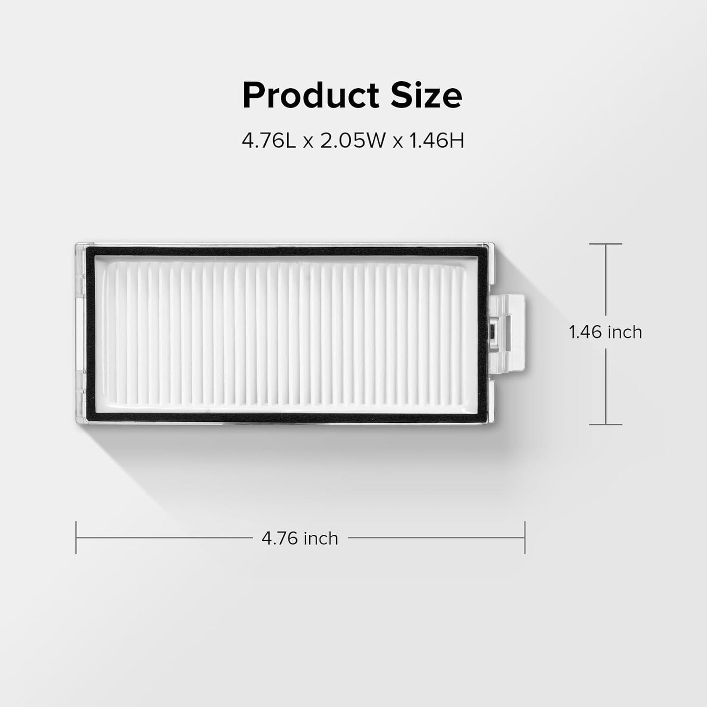 Washable ilter or  Q7 Max, Q7 Max+, Q8 Max, Q8 Max+, Q5 Pro, Q5 Pro+, Q5 Max+, Q5 DuoRoller+ Robot Vacuum Cleaners (2Pcs), Replacement Washable ilter or Robotic Vacuum