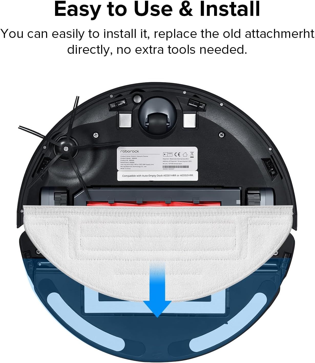 Mop Cloth or S8+ & S8 & S7 MaxV Robot Vacuum (2 Pcs)