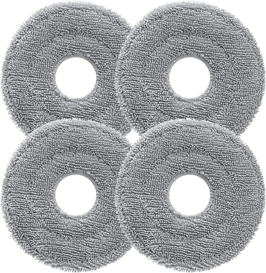 Rotating Mop Cloth or Saros 10R & Saros Z70 Robot Vacuum Cleaner, 4PCS High-Absorbency Microiber, 200 RPM Spinning Speed, 30 Water low Levels