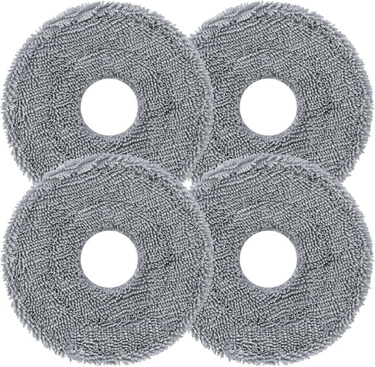 Rotating Mop Cloths or Saros 20 (4-Pack), 200 RPM Scrubbing, 30-Level Water Adjustment, Compatible with 212℉ Auto Wash & 131° Drying, Reusable Mop Pads or Hardwood Tile Marble Carpet