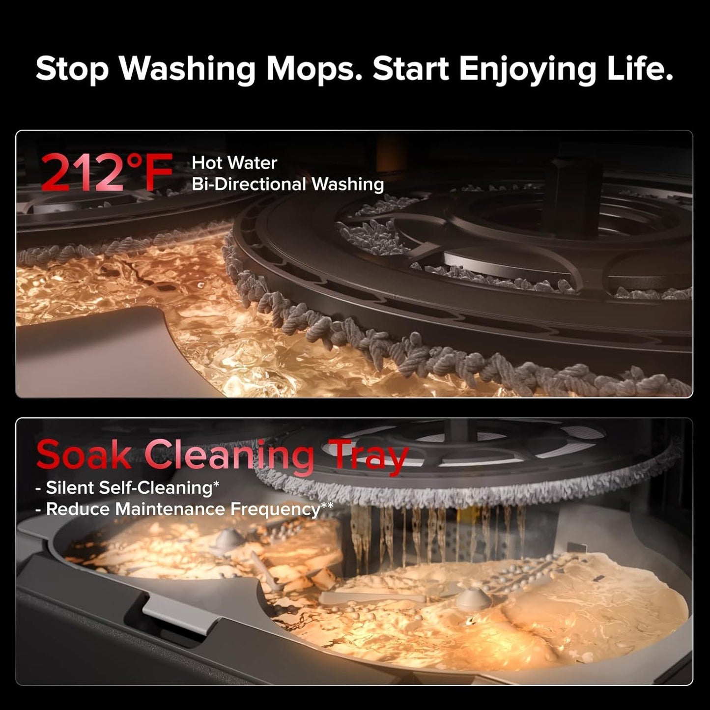 Rotating Mop Cloths or Saros 20 (4-Pack), 200 RPM Scrubbing, 30-Level Water Adjustment, Compatible with 212℉ Auto Wash & 131° Drying, Reusable Mop Pads or Hardwood Tile Marble Carpet