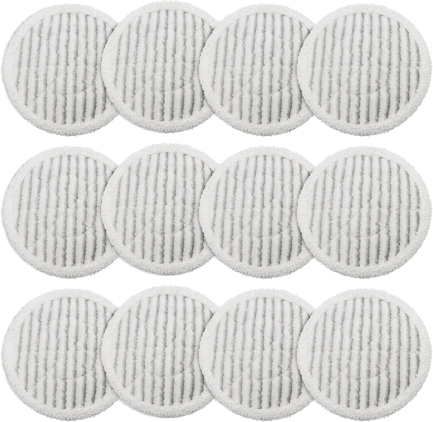 12 Pack S8201 Replacement Steam Mop Pads or Shark S7001 S8001 S7201 S7000AMZ S7000 S7005 S7020 S7001C S7000C Steam Mop, Steam & Scrub All-in-One Scrubbing Mop Pads, or Model XKITP7000