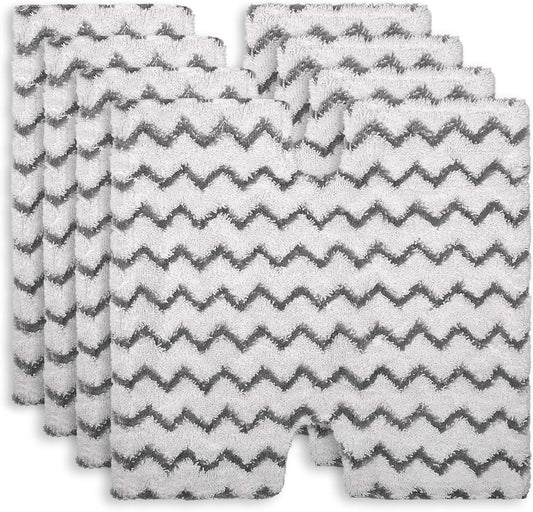 Steam Mop Pad or Shark Genius Lit-Away Pro S5003D S5002Q S5003A S6001W S6001WM S6002 S6002C S6003D S6003 S3973 S3973D S3973WM Washable Steam Mop Replacement Mop Cloth, 4 Pack